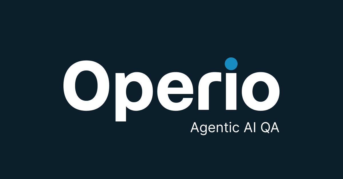 Operio | The QA agent that never sleeps